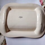 St Clément France majolica asparagus tray in slip