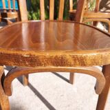 5 vintage Baumann bistro chairs