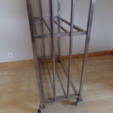 Stainless steel shelf on wheels
