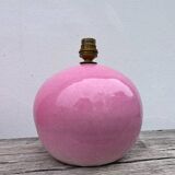 Pink ceramic lamp