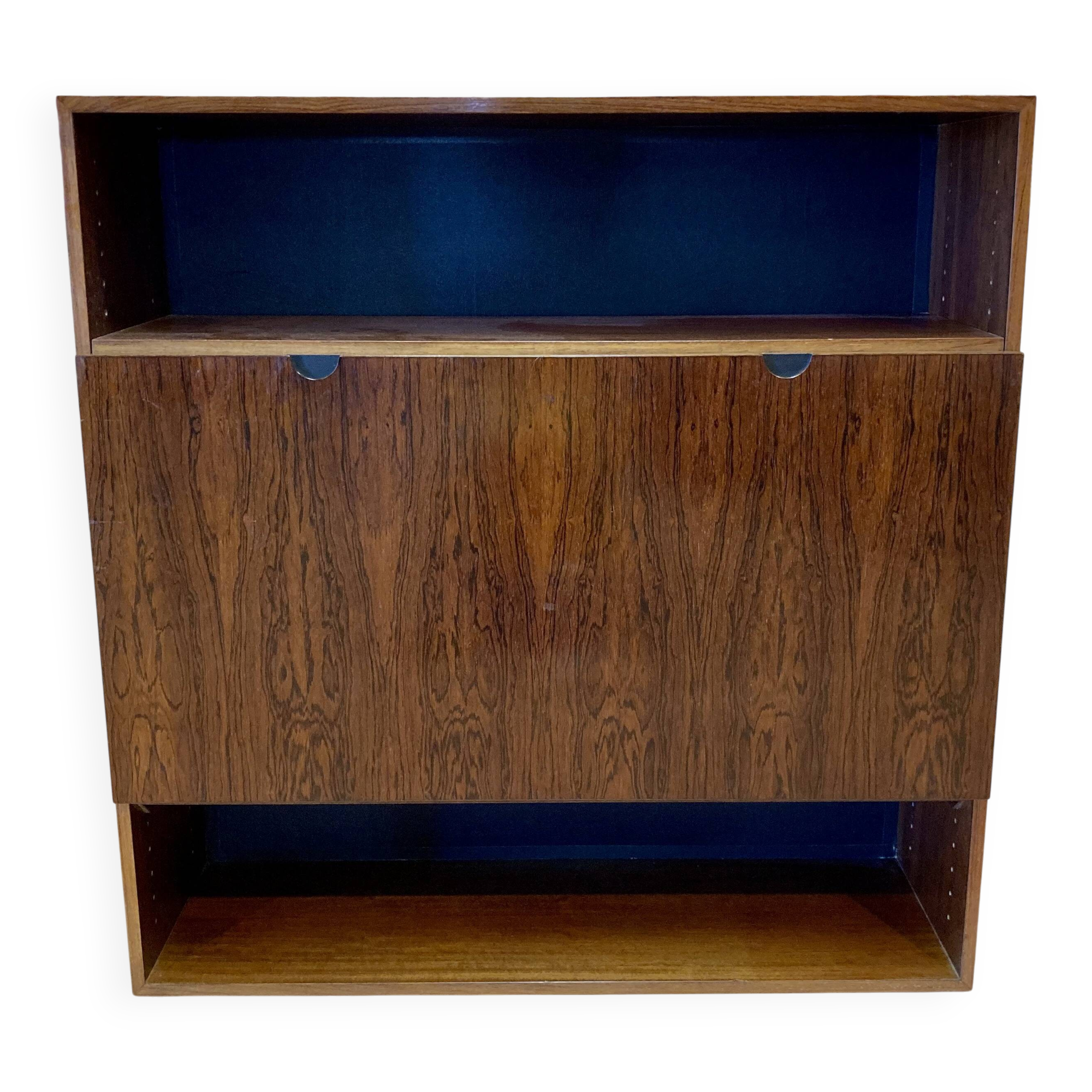 1950s Scandinavian design wall-mounted desk.