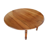 Solid wooden round table