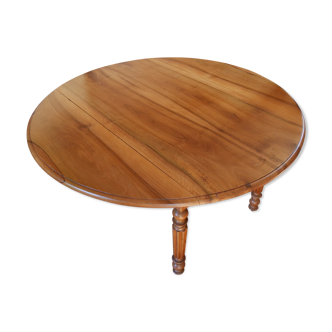 Table ronde en bois massif