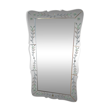 Very large 20th-century Venetian mirror.