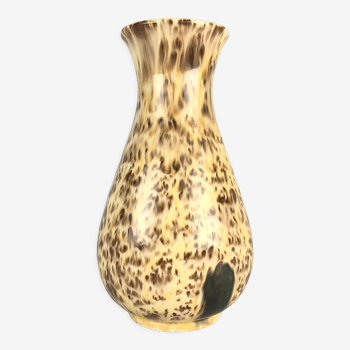 Vase en céramique vintage par Horni Briza Tchécoslovaquie Années 1980