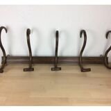 Wall coat rack bentwood bistro, 5 hooks