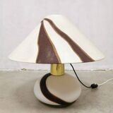 Vintage design table lamp Murano glass 'Bi-color'