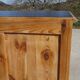 Restored antique pine desk, 9 drawers