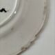 Asparagus plate in earthenware – acanthus and shells – around 1900