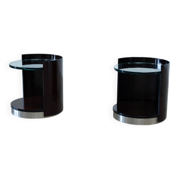 Set of two nightstands by Gianni Moscatelli for Formanova