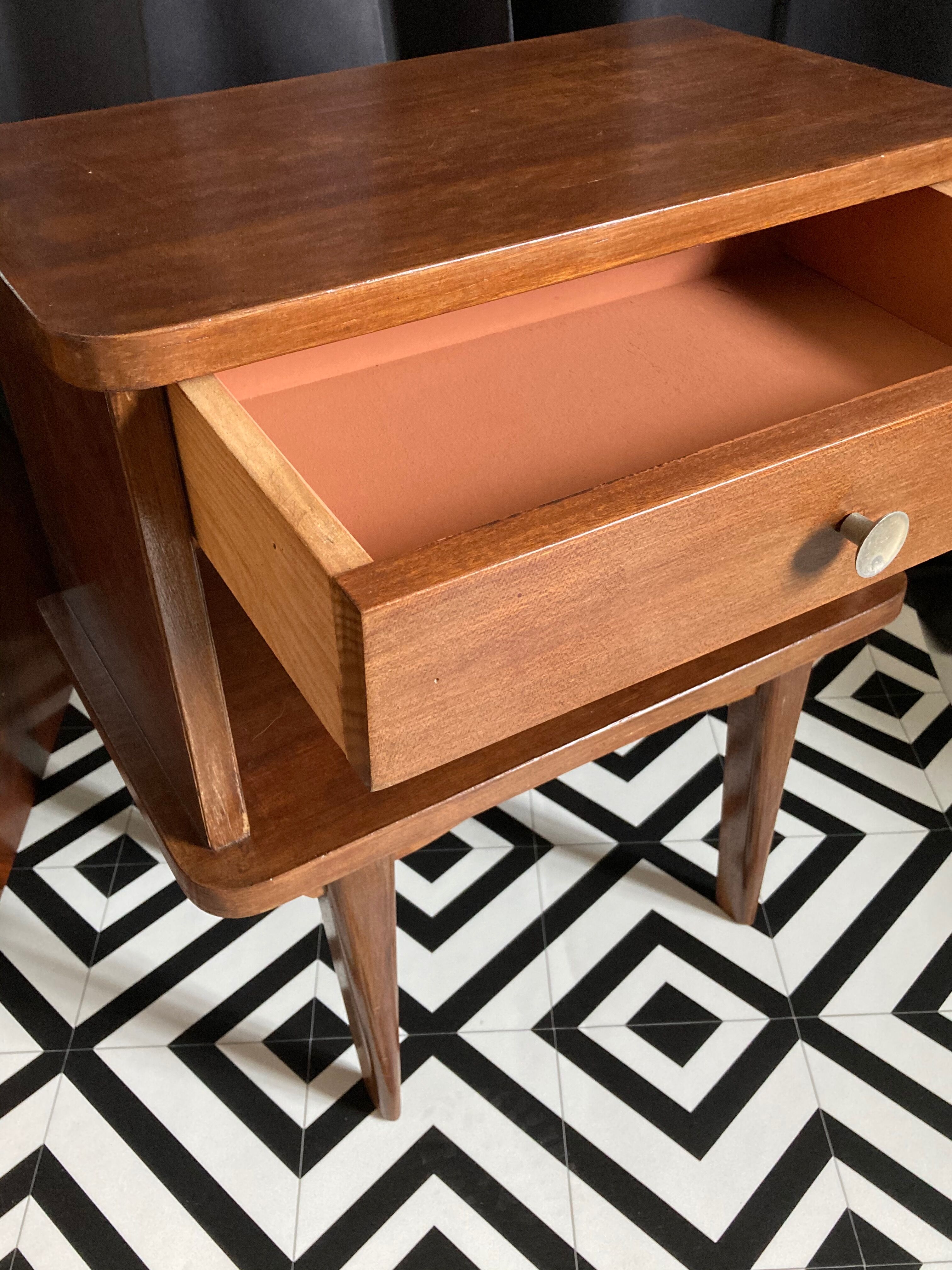 Vintage bedside table