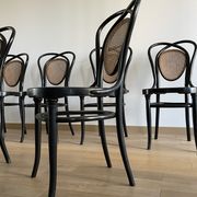 Série de 8 chaises viennoises N.33 de J&J Kohn, 1900