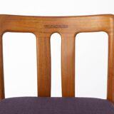 Ensemble de 4 chaises vintage en teck, 1960, par Uldum, Danemark