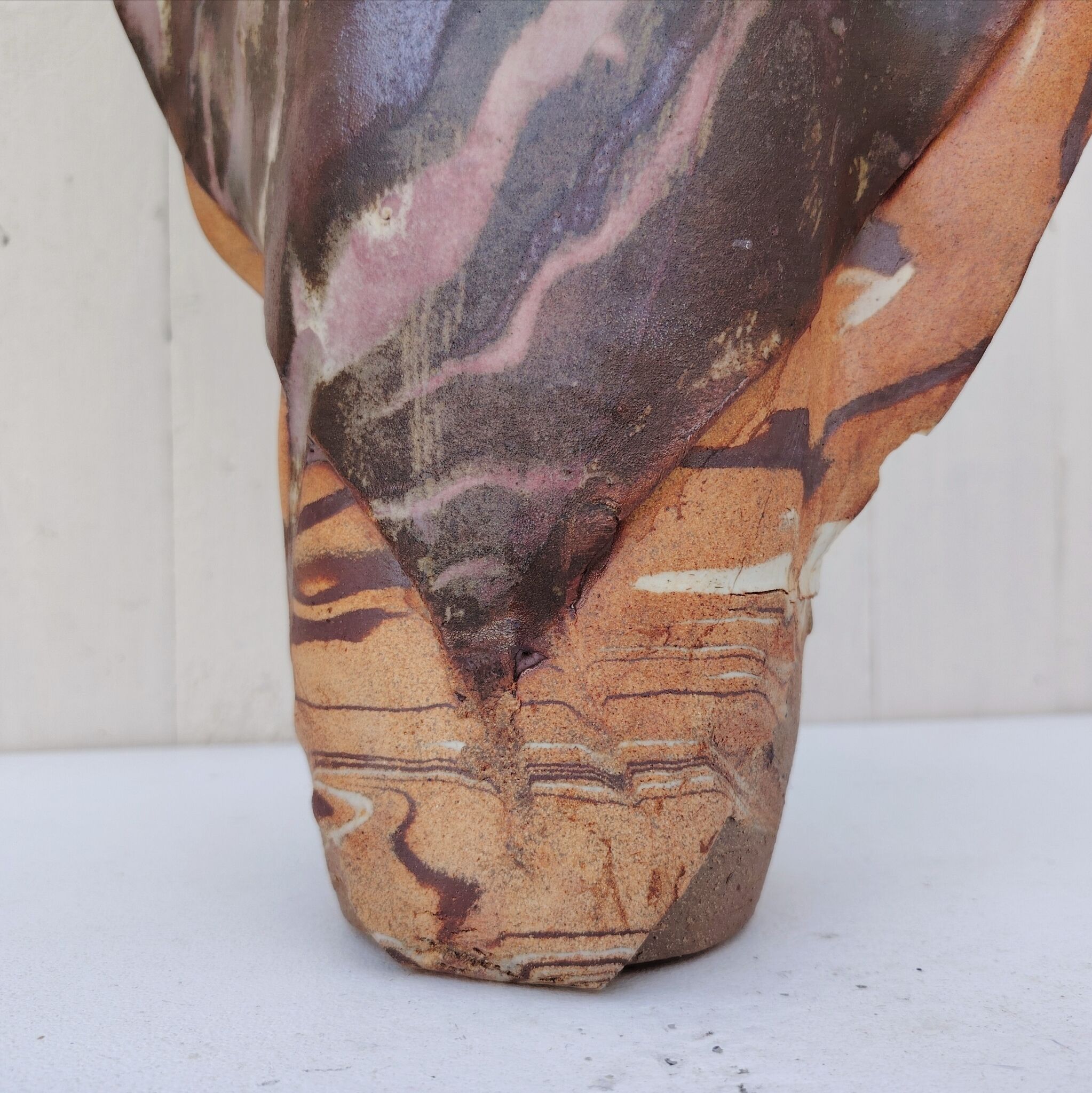 Large ceramic vase, zoomorphic, Alain Rufas