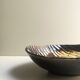Stylised and signed glazed ceramic salad bowl, France circa 1970.