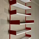 Modular metal and wood shelf