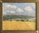 Tableau HSP "Paysage aux blés et coquelicots" post impressionniste 1900
