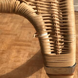 Rocking rattan armchair - designer James Irvine - Ikea edition - 2002