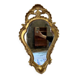 Louis XV style gilded mirror