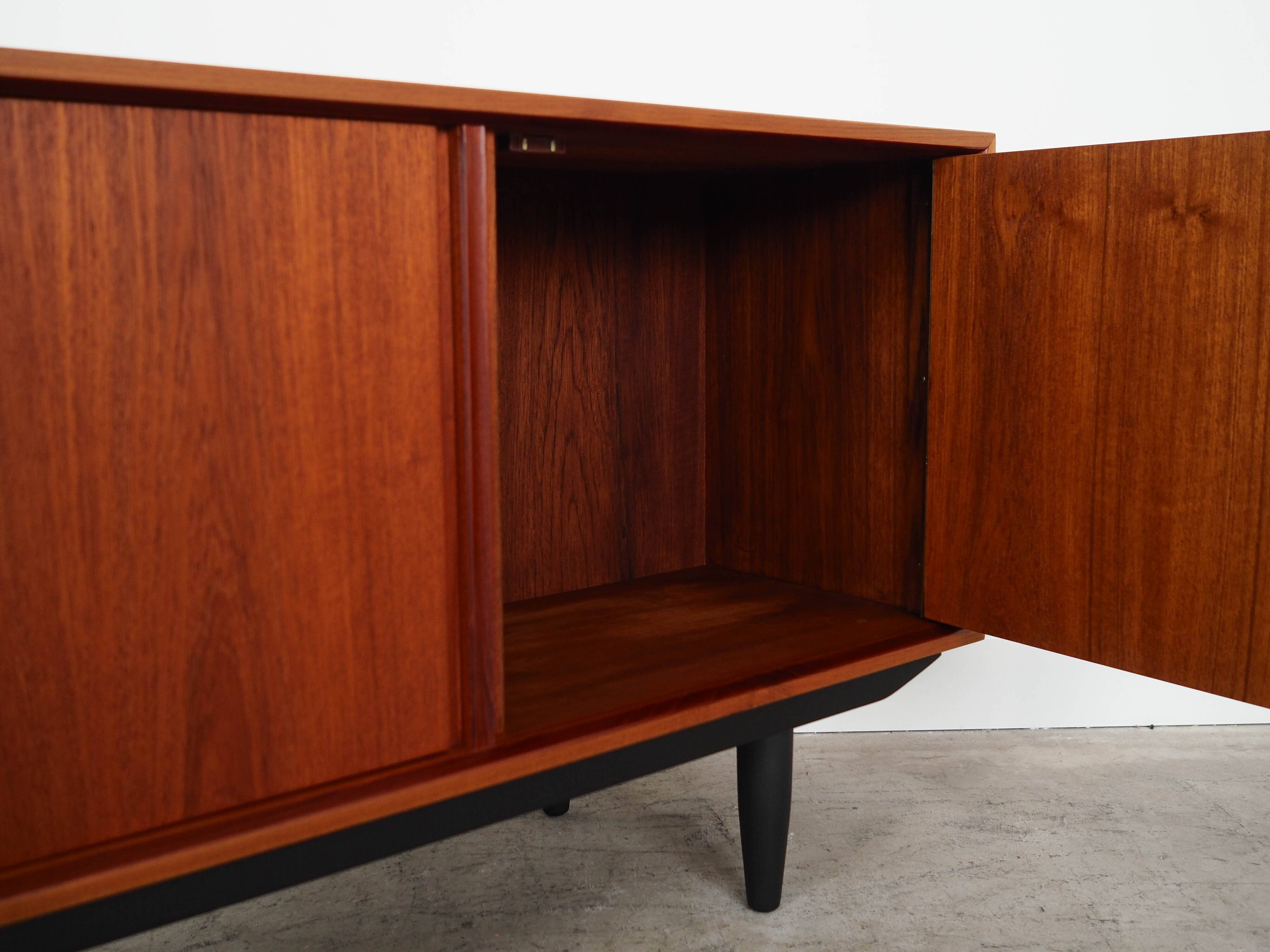 Teak sideboard, Danish design, 1960s, manufactured in Denmark