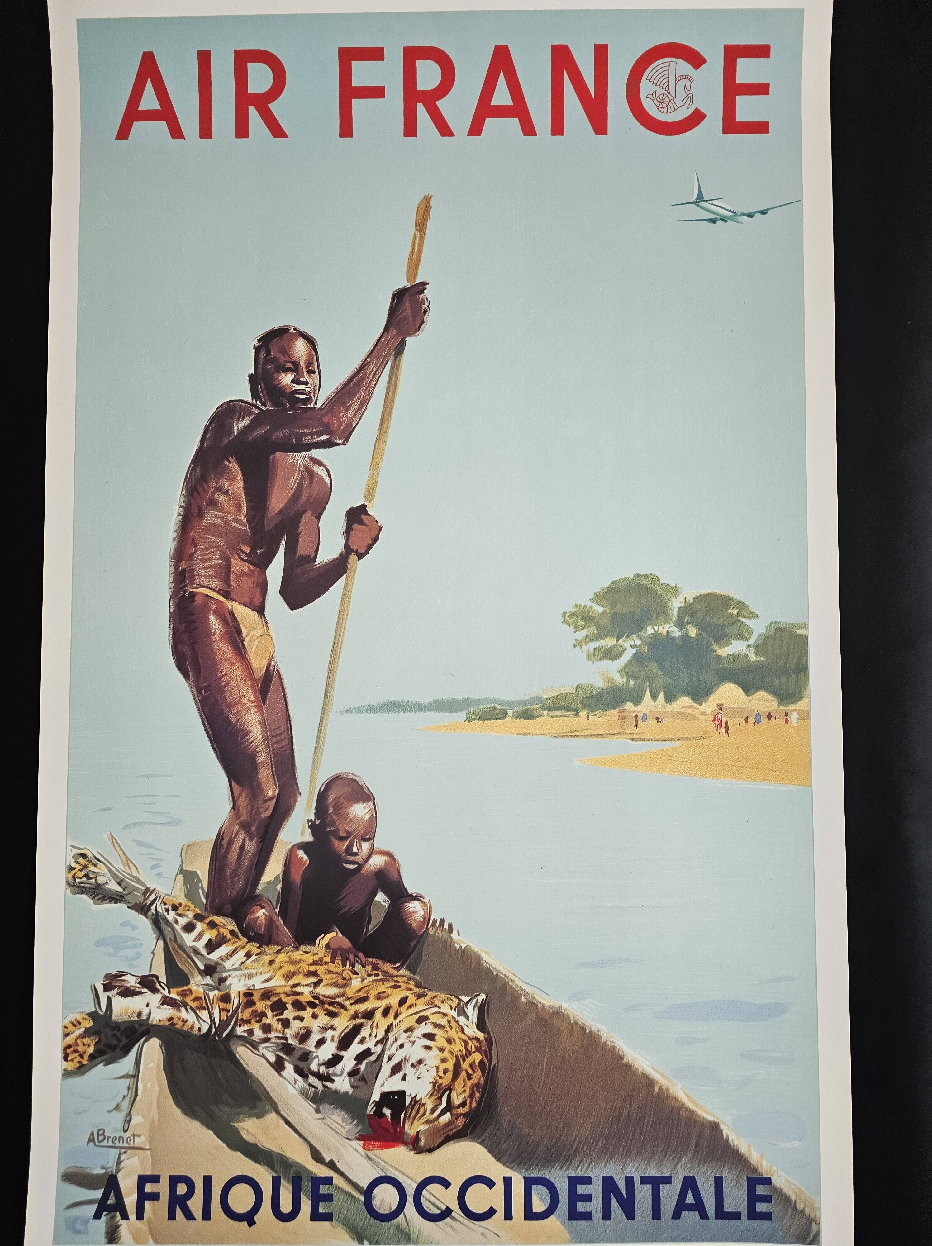 Air France poster - West Africa