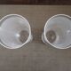 Duo of crystal glasses Daum 1950s