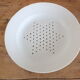 Old white porcelain drainer plate 19th - faisselle