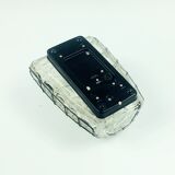 Applique murale en verre de style mid-century moderne de Limburg, Allemagne, années 1970.