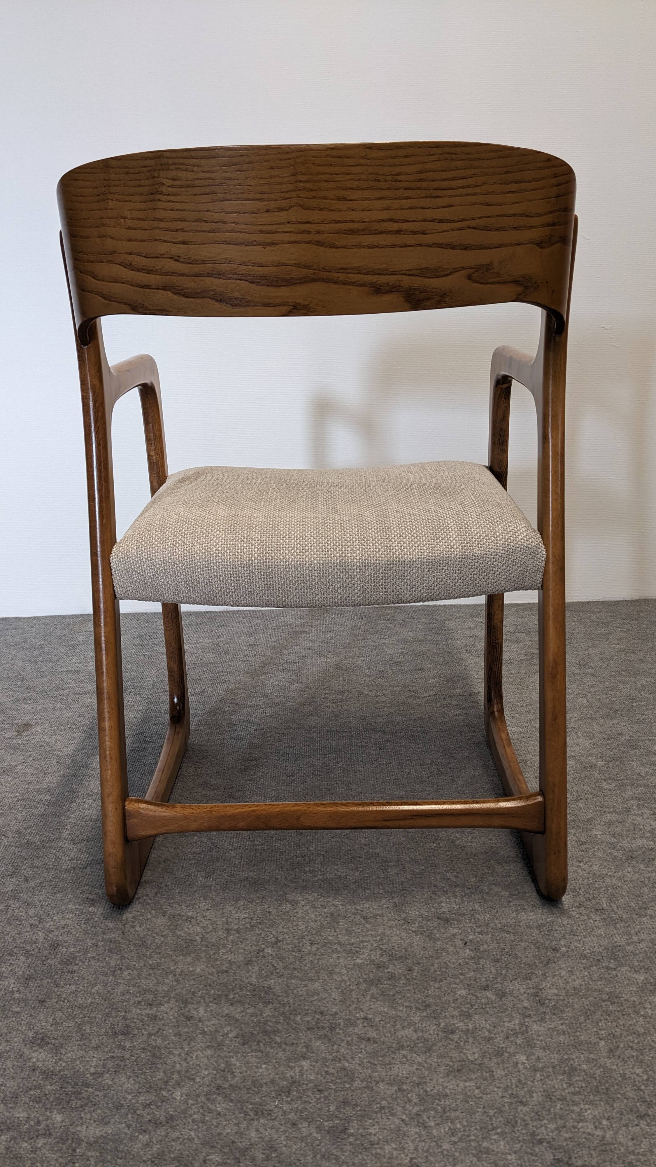 Baumann sled chair from the 60s/70s