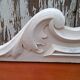 Old patinated pediment