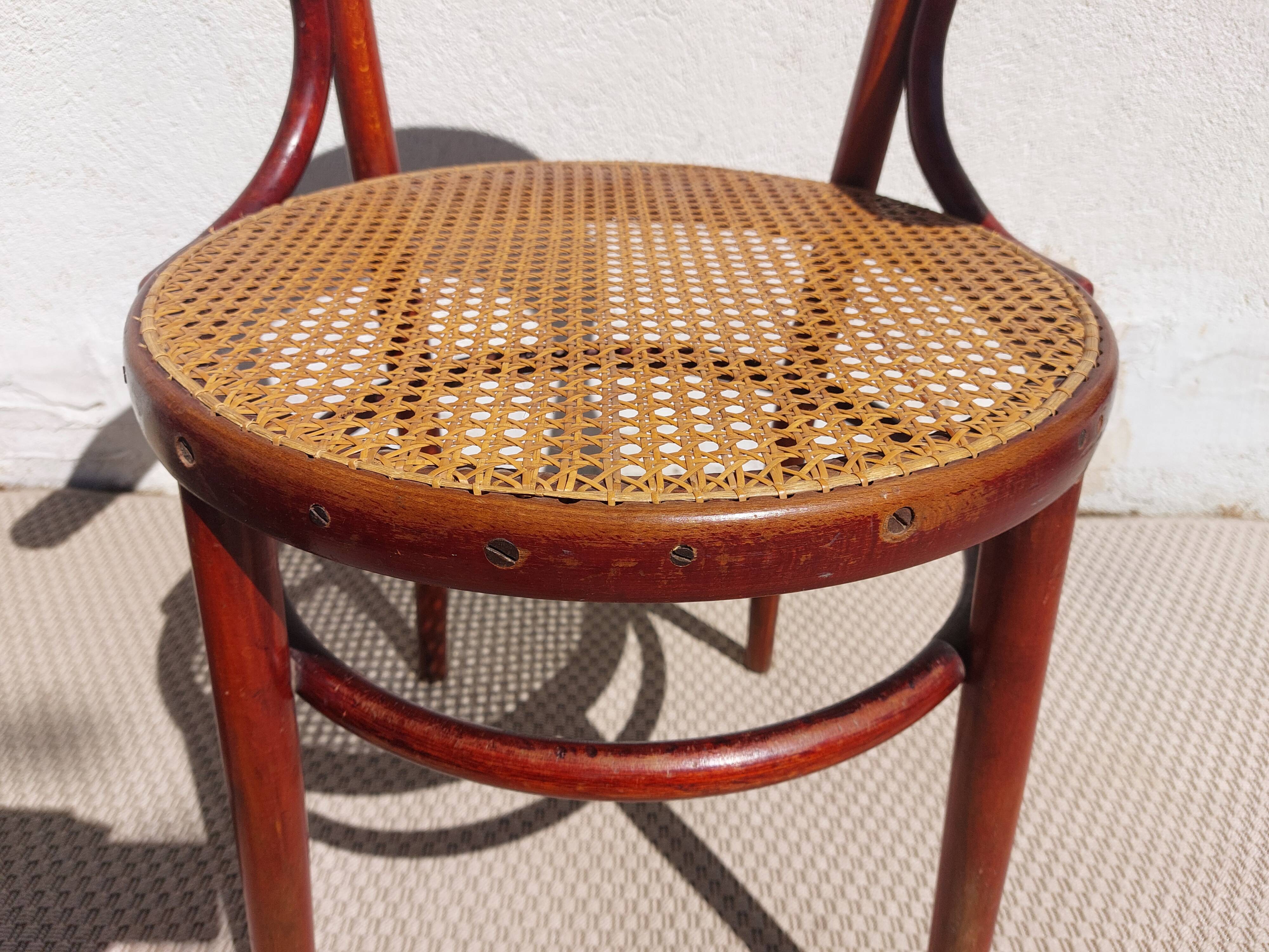 Paire de fauteuils cannés Fischel