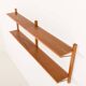 Danish mid-century upcycled teak shelving unit.
