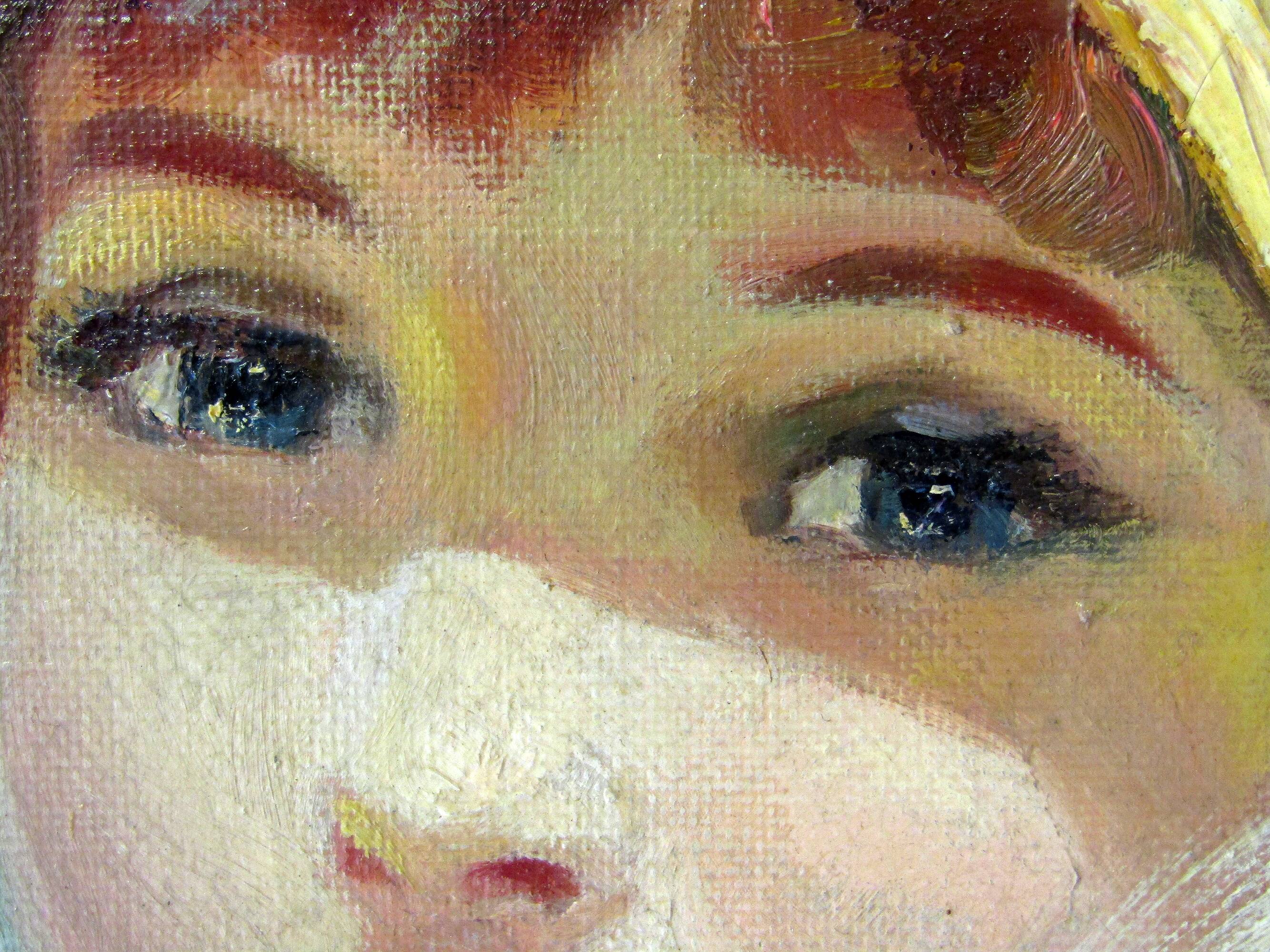 Fine Impressionist Oil On Canvas Society Lady by John Strevens (1902-1990)