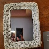Rattan mirror