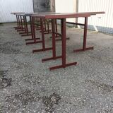 Bistro lot 9 tables and 16 chairs mahieu Jule bry