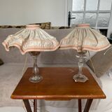 2 vintage bedside lamps