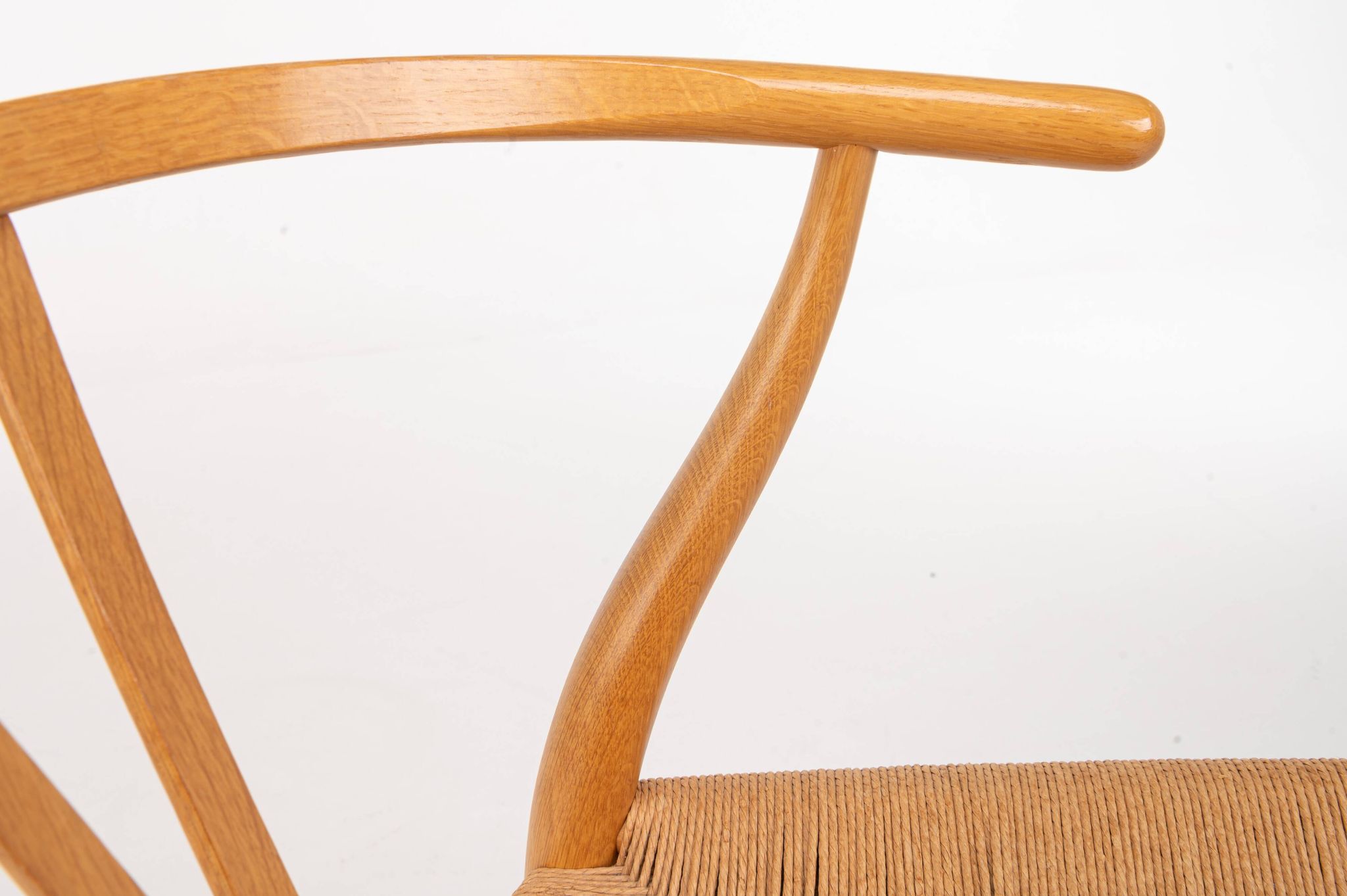 Set of 6 'CH24' wishbone dining chairs by Hans J Wegner for Carl Hansen, De