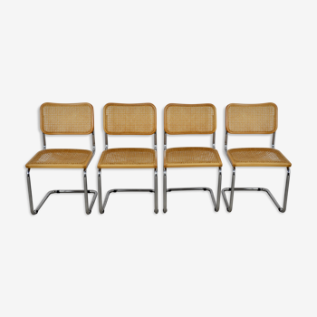 Lot de 4 chaises B32 de Marcel Breuer