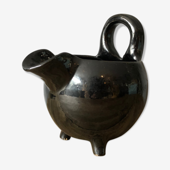 Vintage tripod ceramics pitcher