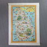 Poster / Vintage Map Sri Lanka / Ceylon