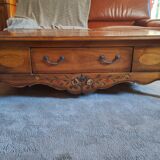 Cross-drawer coffee table