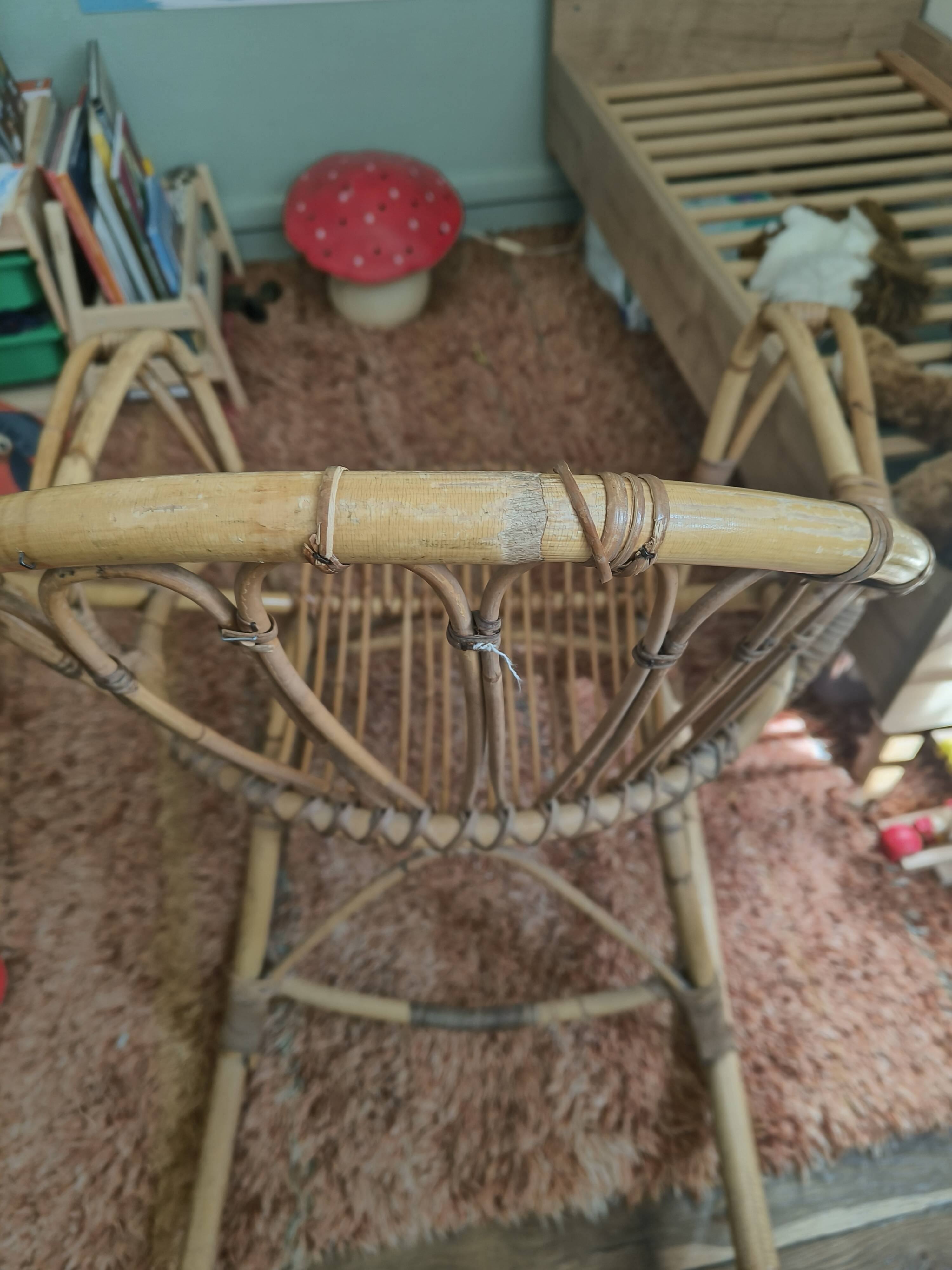 Rattan rocking chair