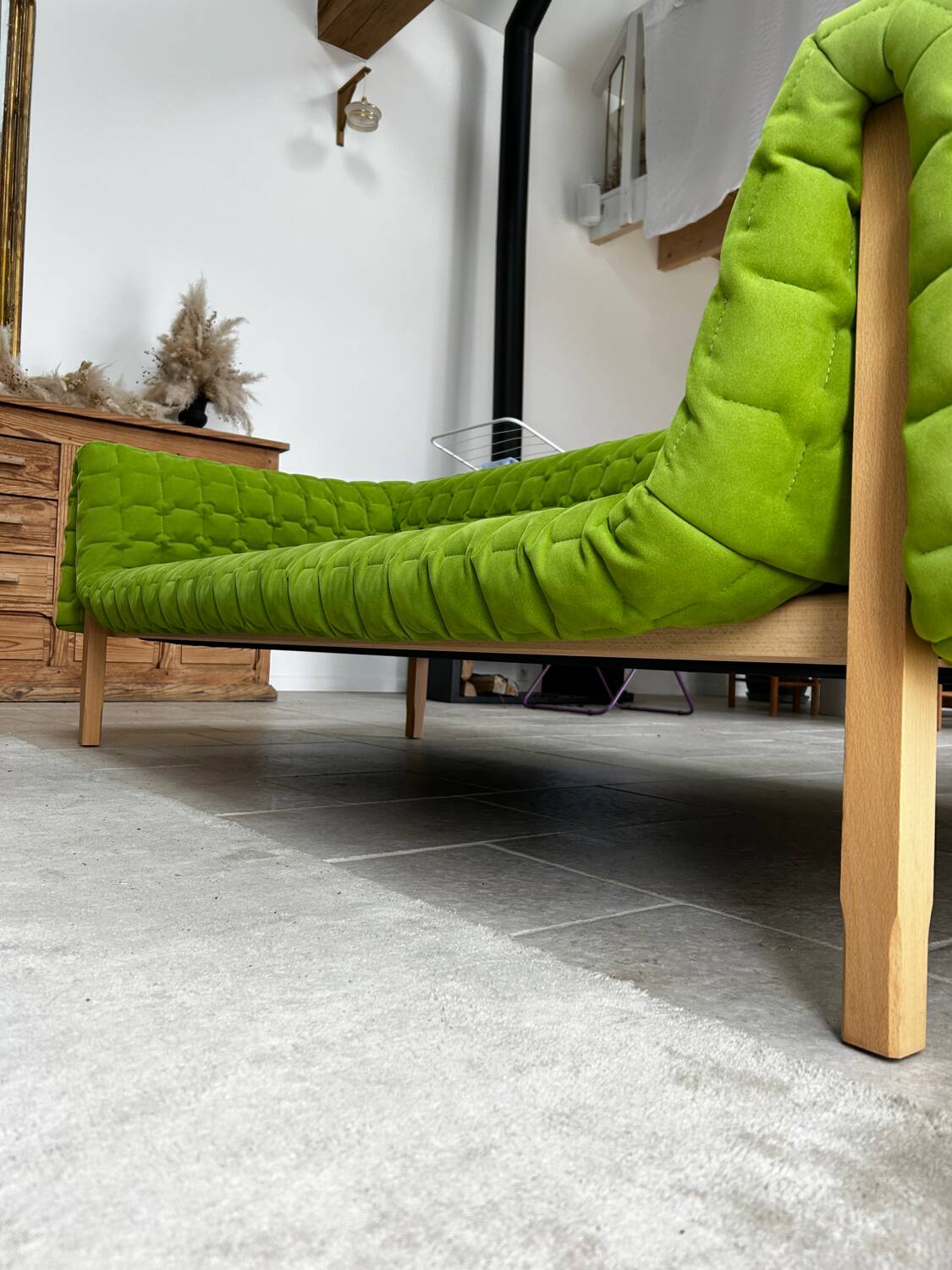 Ruché Sofa Ligne Roset lime green