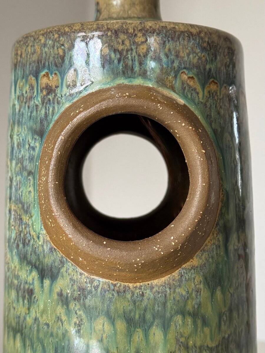 Ceramic Table lamp by Michael Andersen Bornholm, Denmark, 1960s