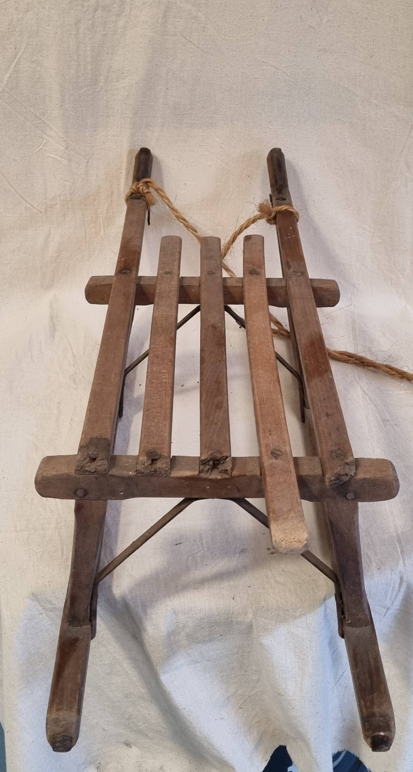Wooden sled