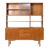 Scandinavian vintage sideboard with display case