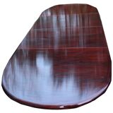 Midcentury extendable rosewood  dining table by edvard valentinsen