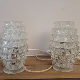Glass lamp duo