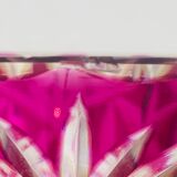 Crystal vase of Saint Louis red