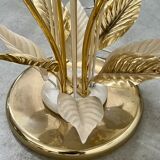 Floor lamp flower metal Design Hans Kögl Scandinavian vintage 5 burners